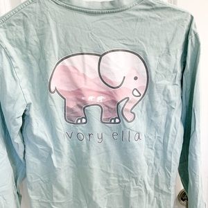 Ivory Ella mint green long sleeve